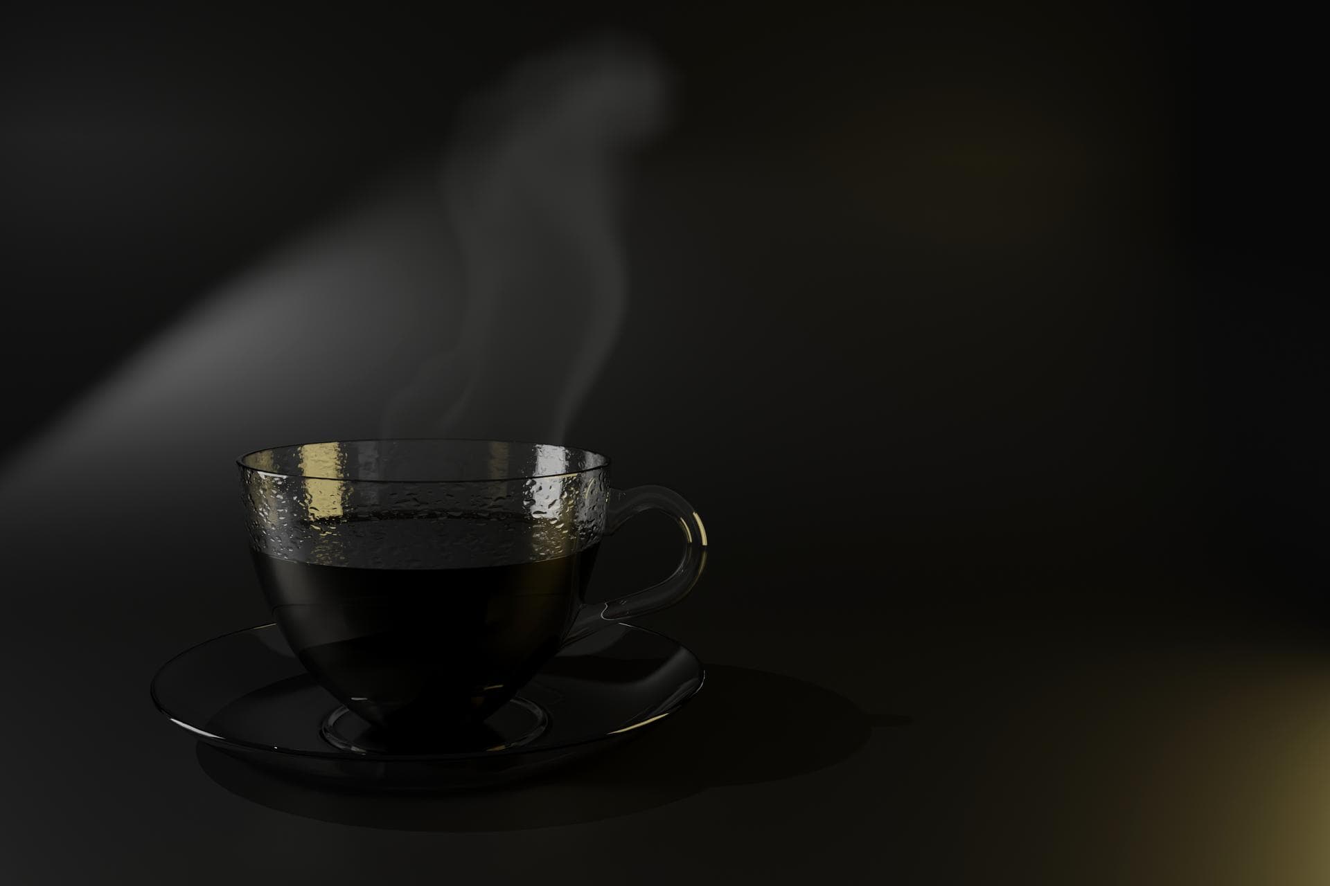 Taza de cafe con vapor